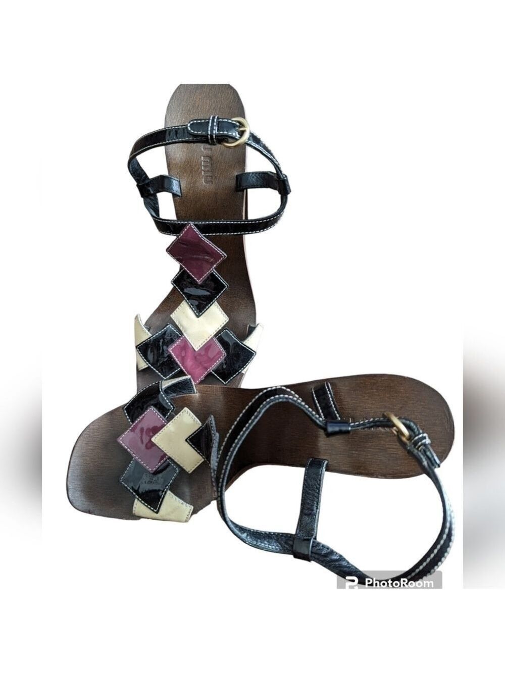 Vtg Miu Miu Heel Sandals - Picture 3 of 12